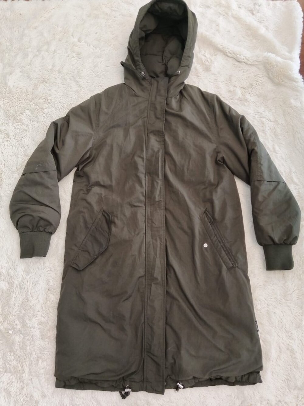 Frank And Oak Men’s Capital Waterproof Winter Parka Coat – Olive Green – Size M